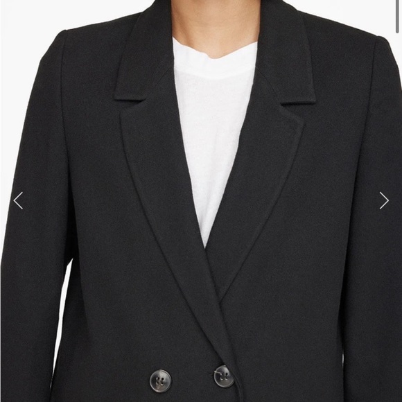 Anine Bing Madeleine Blazer In Black Medium - Picture 2 of 10
